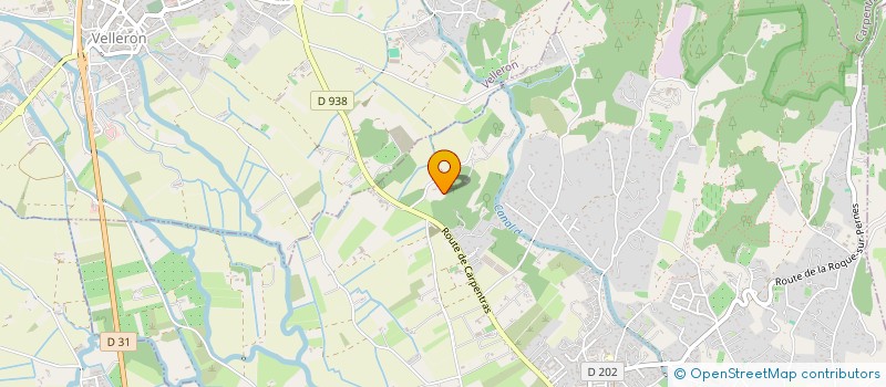 localisation de l'entreprise SCI LA PLUVINALDE  L'ISLE-SUR-LA-SORGUE