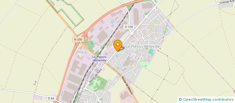 localisation de l'entreprise SCI LA POCHE A LIN  LE PLESSIS-BELLEVILLE