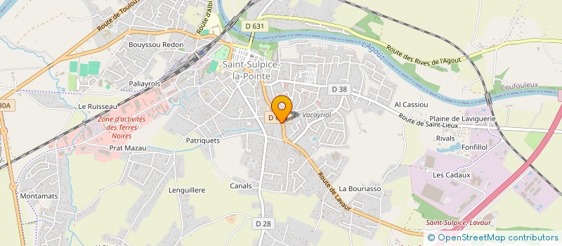 localisation de l'entreprise SCI LA POINTE  SAINT-SULPICE-LA-POINTE