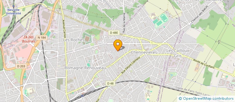 localisation de l'entreprise SCI LA POINTE  CLERMONT-CREANS