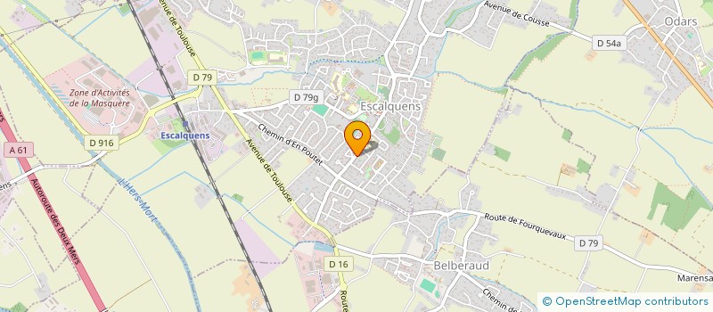localisation de l'entreprise SCI LA POINTE  ESCALQUENS