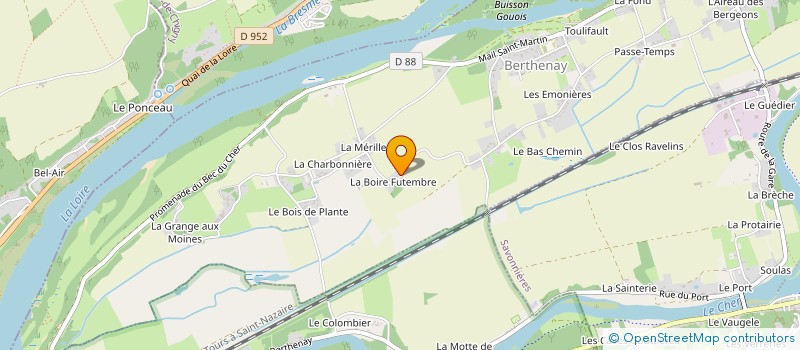 localisation de l'entreprise SCI LA POINTE AUX CANONNIERS  BERTHENAY