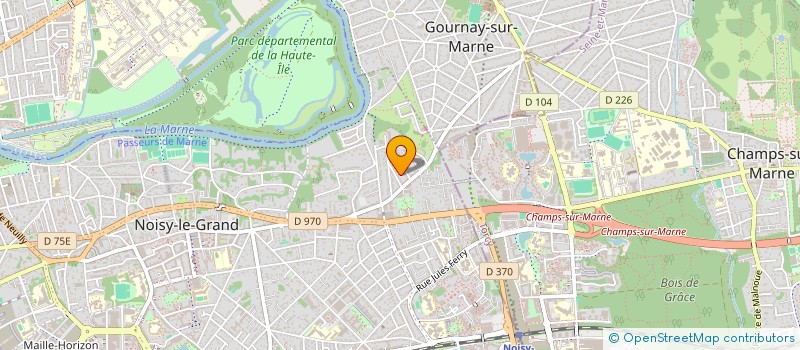 localisation de l'entreprise SCI LA POINTE DE GOURNAY  NOISY-LE-GRAND
