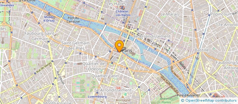 localisation de l'entreprise SCI LA POINTE SAINT MICHEL  PARIS