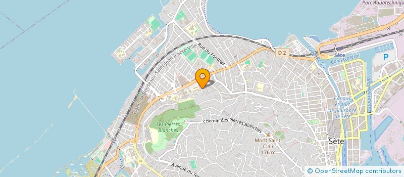 localisation de l'entreprise SCI LA POINTE SINGULIERE  SETE