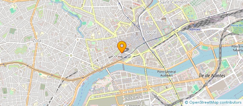 localisation de l'entreprise SCI LA POMME  NANTES