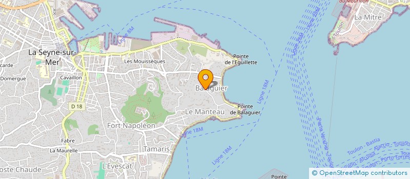 localisation de l'entreprise SCI LA POMME à LA SEYNE-SUR-MER