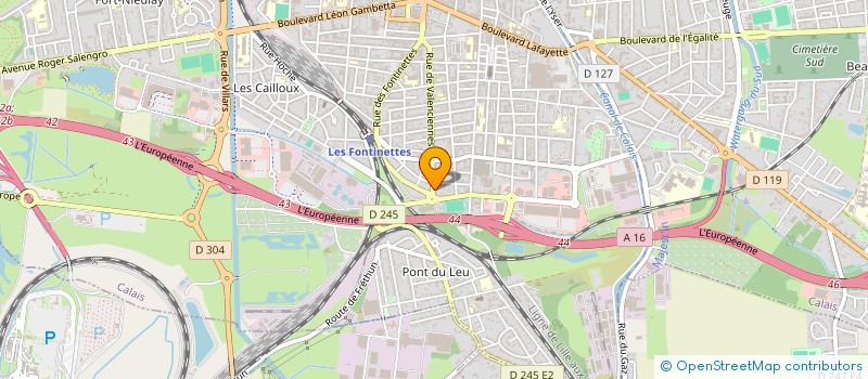 localisation de l'entreprise SCI LA POMME D'OR  CALAIS