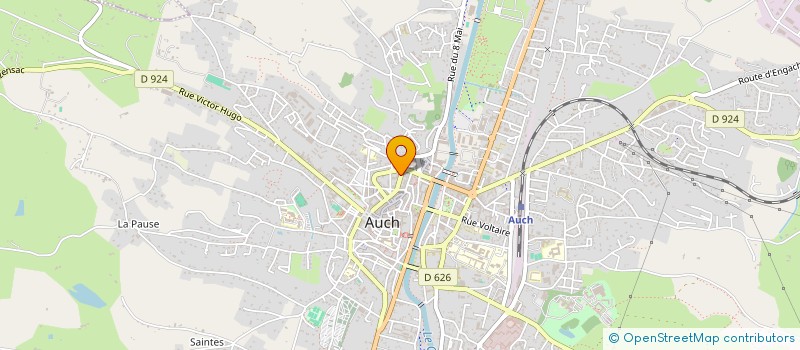 localisation de l'entreprise SCI LA POMME D'OR  AUCH