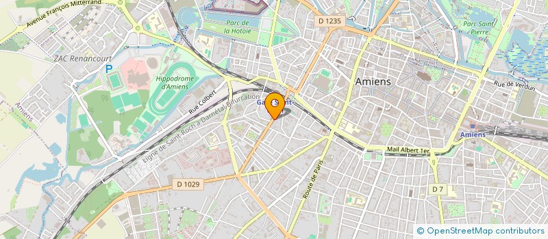 localisation de l'entreprise SCI LA POMME D'OR à AMIENS