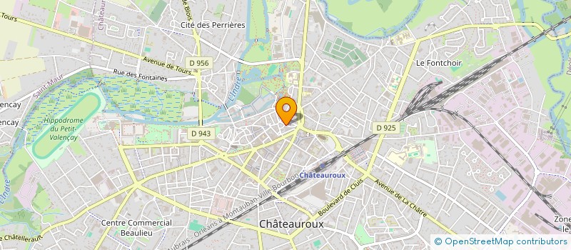 localisation de l'entreprise SCI LA POMME DE PIN à CHATEAUROUX