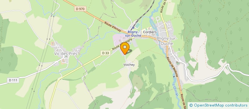 localisation de l'entreprise SCI LA POMME DE PIN  BLIGNY-SUR-OUCHE