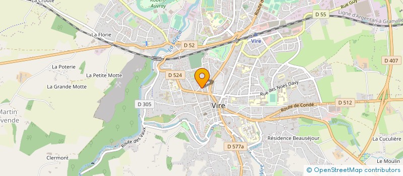 localisation de l'entreprise SCI LA POMMERAIE 1  VIRE-NORMANDIE