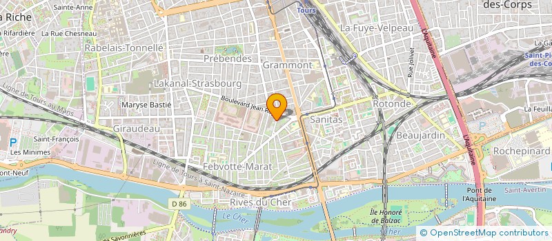 localisation de l'entreprise SCI LA POMMERAIE  TOURS