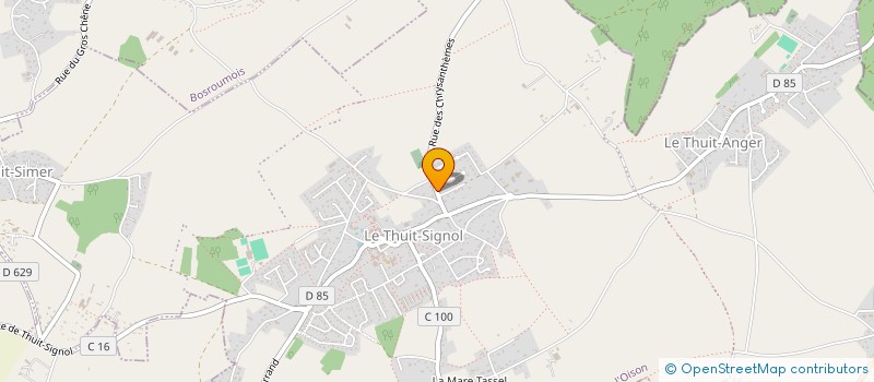 localisation de l'entreprise SCI LA POMMERAIE  LE THUIT DE L'OISON