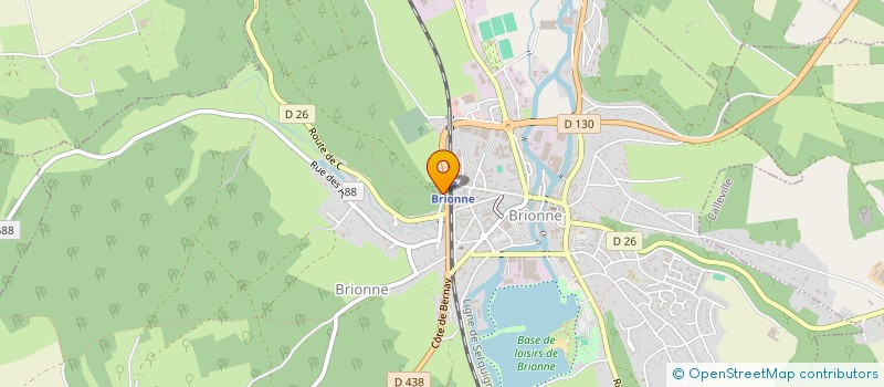 localisation de l'entreprise SCI LA POMMERAIE  BRIONNE