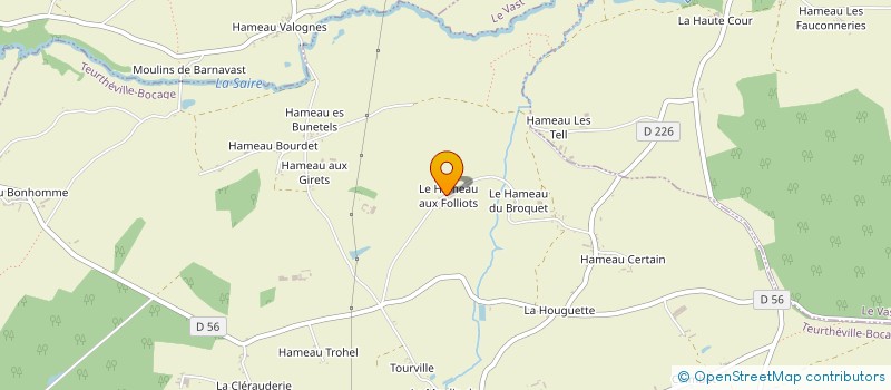 localisation de l'entreprise SCI LA POMMERAIE  TEURTHEVILLE-BOCAGE