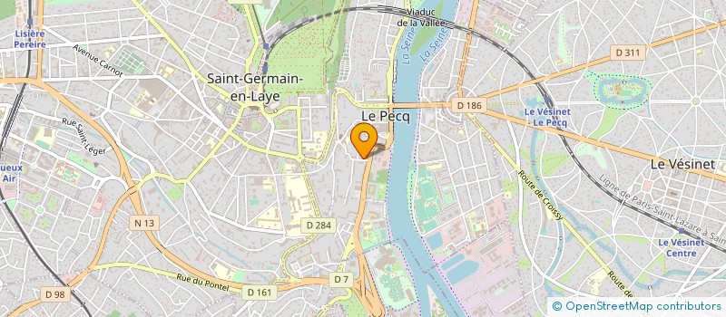 localisation de l'entreprise SCI LA POMMERAIE  LE PECQ