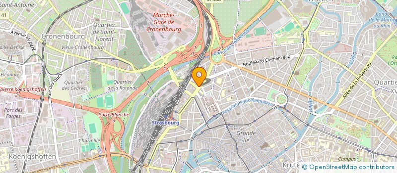 localisation de l'entreprise SCI LA POMMERAIE  STRASBOURG