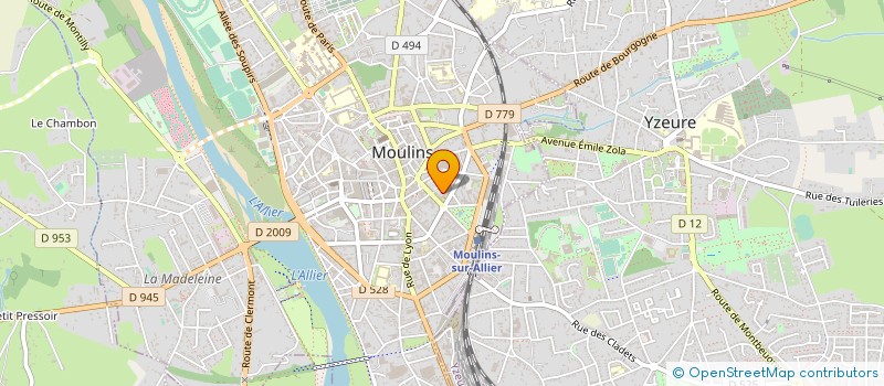 localisation de l'entreprise SCI LA POMMERAIE à MOULINS