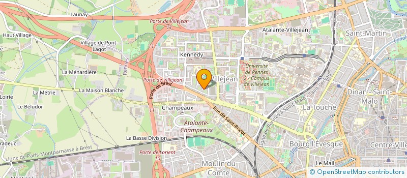 localisation de l'entreprise SCI LA POMMERAIE  RENNES