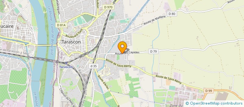 localisation de l'entreprise SCI LA POMMERAIE  TARASCON