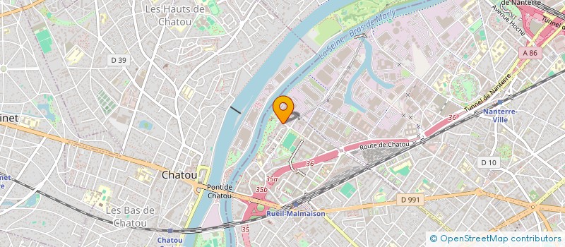 localisation de l'entreprise SCI LA POMMERAIE à RUEIL-MALMAISON