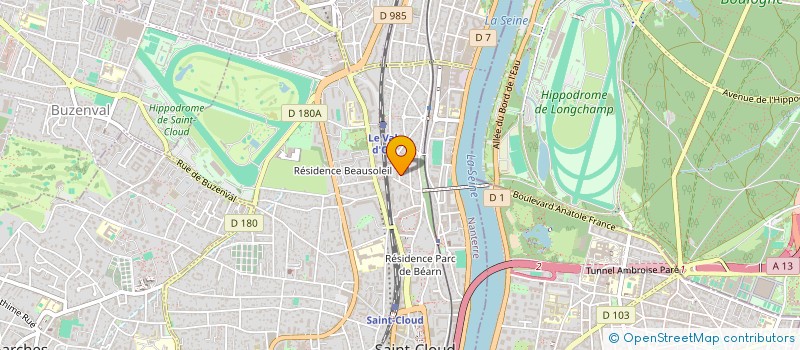 localisation de l'entreprise SCI LA POMMERAIE 9 à SAINT-CLOUD