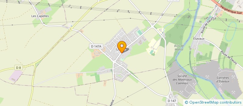 localisation de l'entreprise SCI LA POMMERAIE  MALTOT