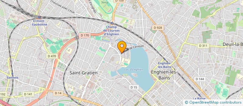 localisation de l'entreprise SCI LA POMMERAIE  SAINT-GRATIEN