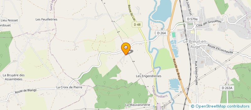 localisation de l'entreprise SCI LA POMMERAIE PARIS  SAINT-GATIEN-DES-BOIS