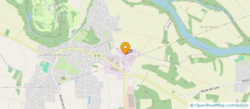 localisation de l'entreprise SCI LA POMMME  VILLETTE-D'ANTHON
