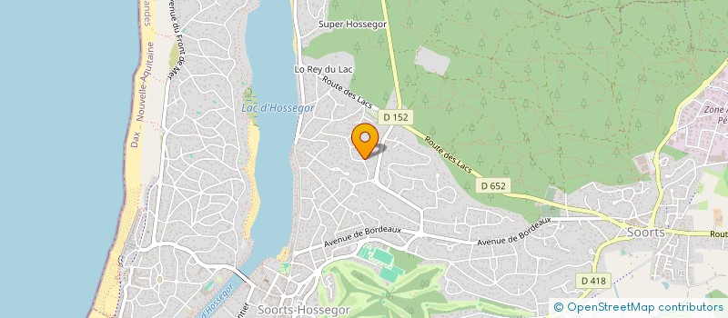 localisation de l'entreprise SCI LA POMONE  SOORTS-HOSSEGOR