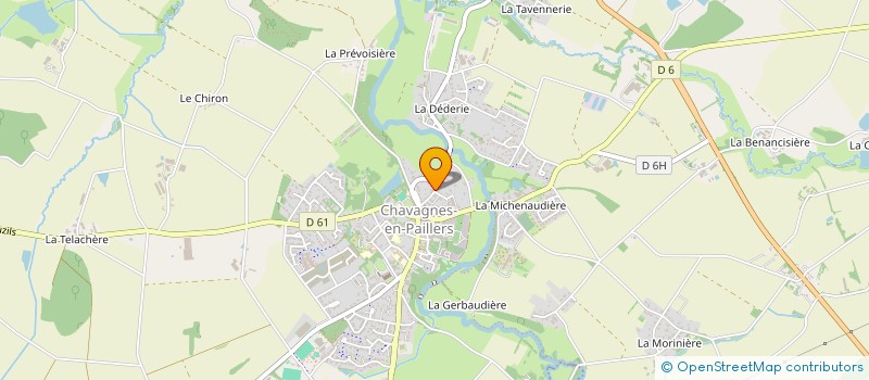 localisation de l'entreprise SCI LA POMPE EN BOIS  CHAVAGNES-EN-PAILLERS