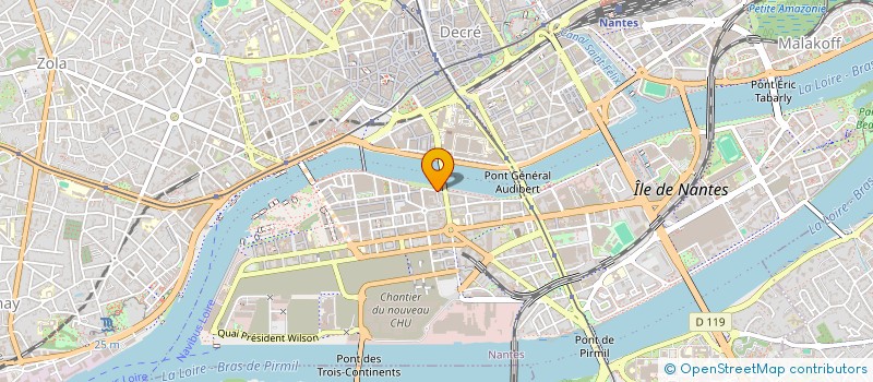 localisation de l'entreprise SCI LA POMPE ET LE PUITS à NANTES