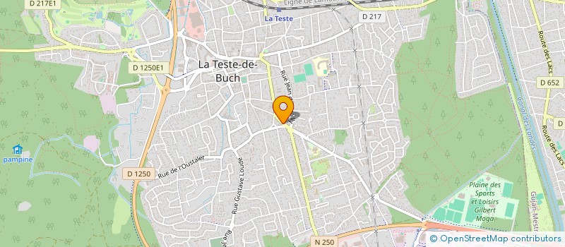localisation de l'entreprise SCI LA PONDEROSA  LA TESTE DE BUCH