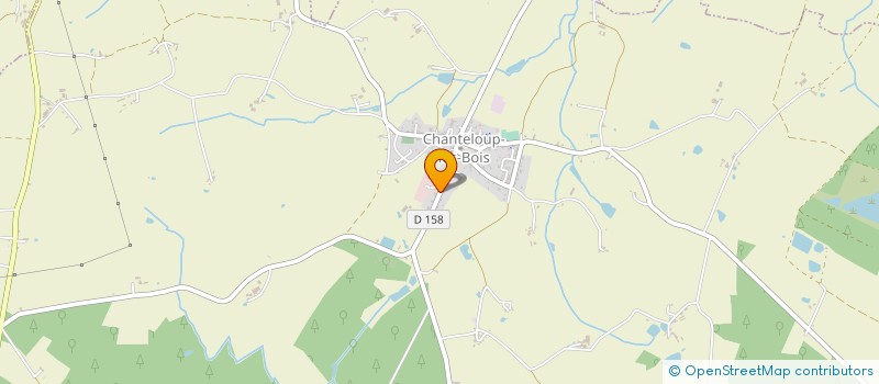localisation de l'entreprise SCI LA PONTIERE  CHANTELOUP-LES-BOIS