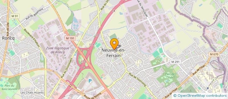 localisation de l'entreprise SCI LA PONTOISE EN FORM  NEUVILLE-EN-FERRAIN