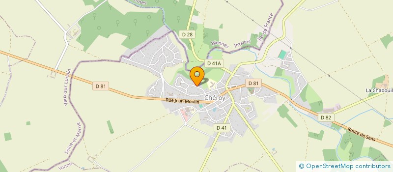 localisation de l'entreprise SCI LA PONTOISERIE D'EGREVILLE  CHEROY