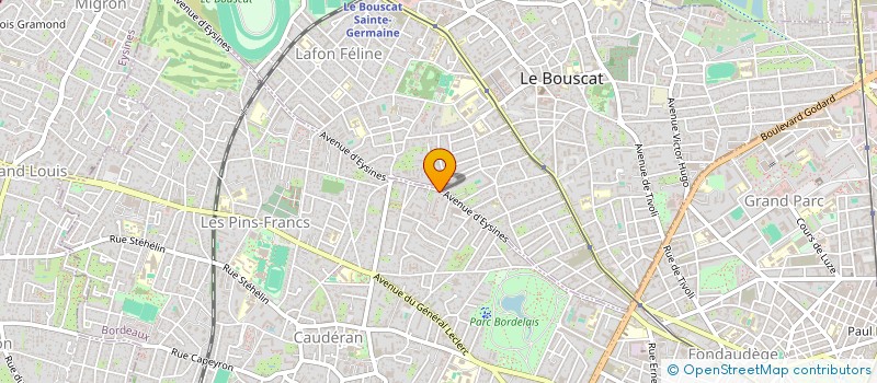 localisation de l'entreprise SCI LA PORT-LOUISIENNE  BORDEAUX