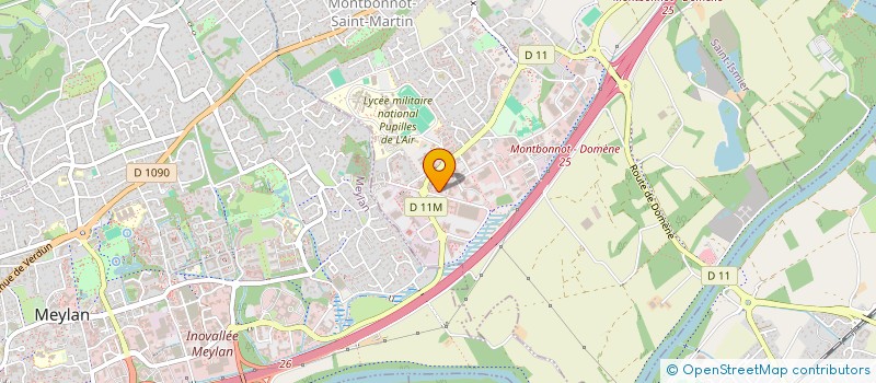 localisation de l'entreprise SCI LA PORTALIERE  MONTBONNOT-SAINT-MARTIN