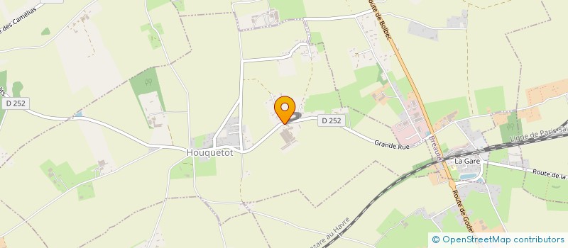 localisation de l'entreprise SCI LA PORTE D'A COTE  HOUQUETOT