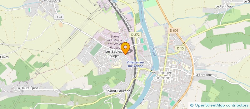 localisation de l'entreprise SCI LA PORTE DE VAL  VILLENEUVE-SUR-YONNE