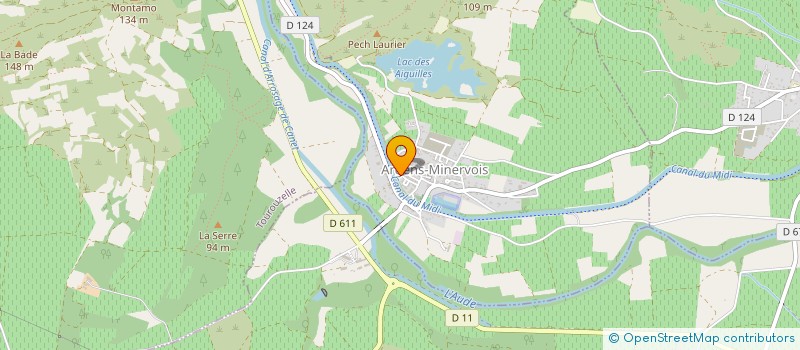 localisation de l'entreprise SCI LA PORTE DU MIDI  ARGENS-MINERVOIS