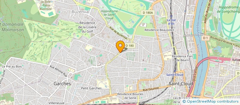 localisation de l'entreprise SCI LA PORTE JAUNE à GARCHES