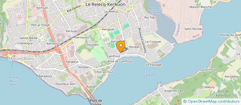 localisation de l'entreprise SCI LA PORTE ROSALIE  LE RELECQ-KERHUON