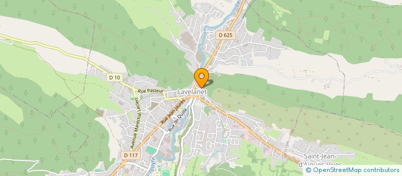 localisation de l'entreprise SCI LA PORTEILLE DES TOUTOUS à LAVELANET