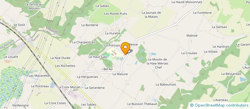 localisation de l'entreprise SCI LA PORTRAIS  CORDEMAIS