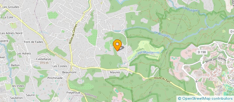 localisation de l'entreprise SCI LA POSTALE  VALBONNE