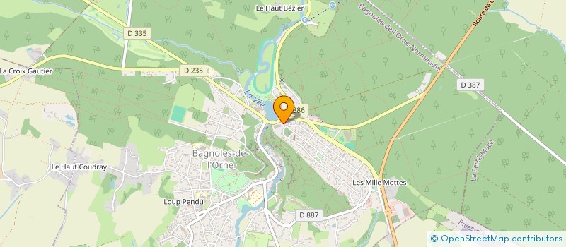 localisation de l'entreprise SCI LA POSTE DE BAGNOLES à BAGNOLES-DE-L'ORNE-NORMANDIE